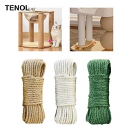[TENOL] Sisal Twine Rope Cat Scratching Cable, DIY Cat Scratcher Postpacking Twine Rope Cat String,