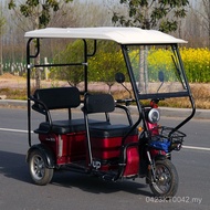 Electric Tricycle Canopy Thickened Fully Transparent Closed Leisure Minibus Foldable Winter Windproo