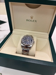Rolex Oyster Perpetual Datejust Blue Dial 115200 34mm