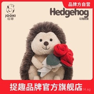 Birthday Gift Hedgehog Fun Plush Toy Doll Stuffed Animal Pillow Sleeping Cute Girl Rose W7GA