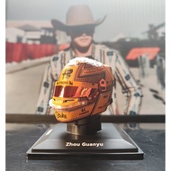 F1 Helmet Model 1: 5 SPARK Alpha Romeo Zhou Guanyu 2023 Helmet American Station Alpha Romeo C43 Zhou