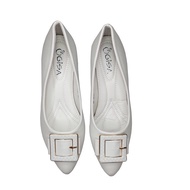 ZB1 Gisa Women Pointed Toe Heels Pump Shoes -Navy/Beige NKGS4001