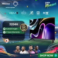 Hisense 32 inch - 32E4H Vidaa U5 system - Smart TV HD - Bezelless Design - Dolby Audio - Youtube/Net