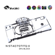 Bykski 4070 GPU block of ZOTAC RTX 4070Ti Apocalypse OC graphics card Water Cooling Block N-ST4070TI