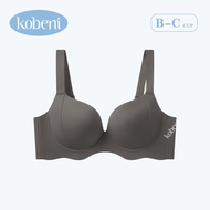 KOBENI Push Up Bra Plus Size Bra เสื้อใน ชิ้นเดียวไม่มีร่องรอย อนุภาคการนวด ตัวรองรับทรง W ที่มั่นคง