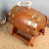 LOVIVER Whiskey Barrel Stopper Vintage Drink Dispenser for Whiskey for Home Beer Bar