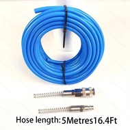 AGASEH 1 Pcs Air Compressor Hose with Quick Connector (EU 3-in-1 w/spring guard) 10/20/30m Flexible 