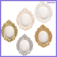 5 Pcs Picture Frame Mini Frames Oval Ornate Antique Miniature Tiny 7.30X5.50X1.00CM  kenaier