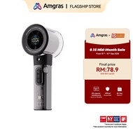Amgras Icemeta Fan Pro3 Portable Handheld Cooling Misting Fan 6000mAh Dynamic LED Screen