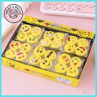 Smiley Eraser 4 In1 School Supplies Office Supplies Smiley Face Eraser