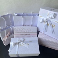 gift set gift box birthday for woman Dior Dior kotak hadiah beg lipstik beg hadiah beg tangan pembun