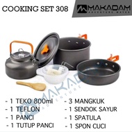 COOKING SET NESTING TEKO CAMPING OUTDOOR