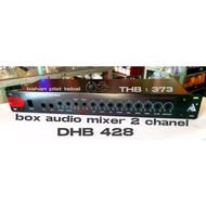 BOX POWER AMPLIFIER KIT AUDIO MIXER PLUS SUBWOFFER 2 CHANNEL DHB 428