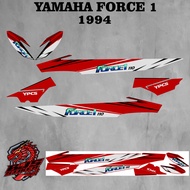 F1ZR striping sticker Force 1 force1 - F1ZR variation striping list sticker Force 1 force1 1994