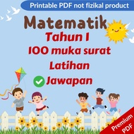 [C189] PDF Lembaran Latihan Matematik Tahun 1