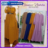 Simple Muslim Women's Dress Dris Jumbo Latest Model 2023 Women's Clothing Dress Ghamis Deres Teenage