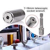 Socket Wrench Set 7-19mm Professional Impact Socket Adapter Ratchet