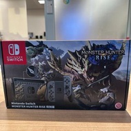 全新 香港 行貨 任天堂 Nintendo Switch MONSTER HUNTER RISE 特別版 主機 連遊戲 長續航版 魔物獵人 崛起 芒亨