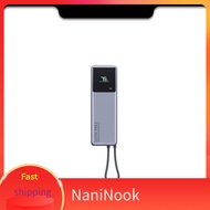 NaniNook  Xiaomi 165W Power Bank Integrated Cable 90W Self Charge Compact Fast Charge Multiple Devic