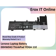 Lenovo 00HW043 00HW042 SB10J78991 ThinkPad YOGA 11E 01AV443 01AV442 Laptop Battery