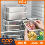 COOKHEN SUS316 Food Container Food Storage Container Bento Box Stainless Steel Healthy Food Containe