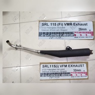 SRL115 FI SRL115FI EXHAUST PIPE CJ IPOH VMB 28MM VFM 32MM STANDARD OPEN EXZOS CJ IPOH