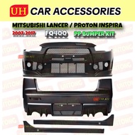 (FQ400 Style) Proton Inspira / Mitsubishi Lancer 2007-2017 PP Front Bumper Side Skirt Rear Bumper Bo