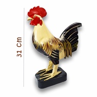 Wooden Rooster Display Philippine Souvenir | Manok na Panabong | Talpakan Pampaswerte / Pampabwenas