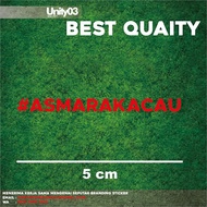 Asmara Kacau. Asmara Kacau sticker. Word sticker. viral word sticker. Helmet sticker. Motorcycle sti