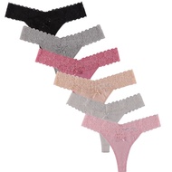 Cotton Thongs - Thongs for Women Pack, Cute Underwear Sexy Panties for Lady