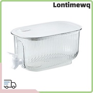 LONTIPH Drink Dispenser, PET 4L Beverage Dispenser, Thickened Water Dispenser For Family