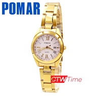 Pomar นาฬิกาข้อมือผู้หญิง สายสแตนเลส รุ่น PM63544GG13 (สีทอง / หน้าปัดชมพู)
