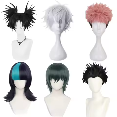 Anime Jujutsu Of Kaisen Yuji Itadori Hoshi Kirara Wigs Cosplay Fantasy Hair Men Women Costume Access