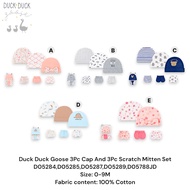 Duck Duck Goose 3Pc Cap And 3Pc Scratch Mitten Set D05284,D05285,D05287,D05289,D05788JD