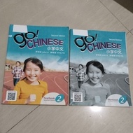 2 ORIGINAL BOOKS GO CHINESE TEXTBOOK & WORKBOOK 2 CENGAGE PUBLISHER