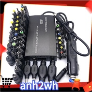 【A-NH】Universal 12V-24V AC Power Adapter Adjustable Car Home Charger USB12V Power Supply 100W 5A Laptop with 38Pcs DC Connector