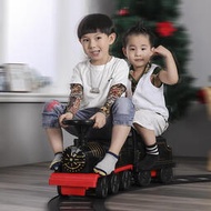 越誠小火車電動軌道車兒童嬰兒學步車可坐人童車玩具車