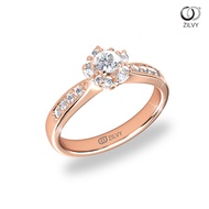 Zilvy - แหวนหญิงเพชรน้ำร้อย 0.33 กะรัต (GR1211)