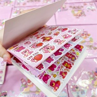 XO Sticker Spring Book] Cute Sparkling Strawberry Bear sticker Spring Book