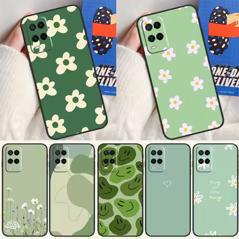 green aesthetic For OPPO Find X5 X3 Pro A31 A53S A5 A9 2020 A54 A74 A94 A15 A16 A52 A72 A1K A83 A91 