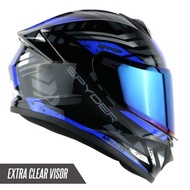 SPYDER Spike 2 Assault Series 8 Single Visor Helmet + Free Extra Clear