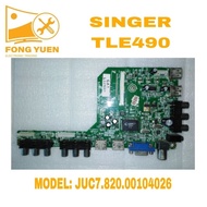 SINGER TV MAIN BOARD TLE490