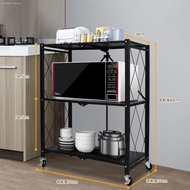 Multipurpose Multilayer 3Tier/4Tier/5Tier Folding Rack / Heavy Duty Metal Rack Shelf Kitchen Home Of