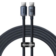 Baseus 晶耀系列 快充數據線 Type-C to Type-C 100W 2m 黑色