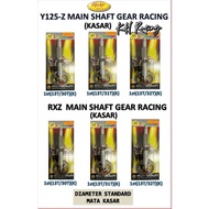GEAR KASAR Y125 RXZ HYPERSPEED HPSP: Y125Z / RXZ MAIN SHAFT GEAR RACING (KASAR) HYPERSPEED HPSP RACI