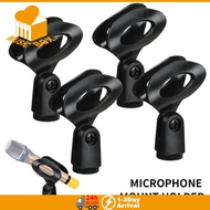 1 PC Microphone Holder Universal Microphone Support Plastic Mic Clip Black Microphone Mount Holder