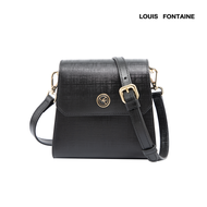 Louis Fontaine กระเป๋าสะพาย Cross Body รุ่น ELEANOR - สีดำ