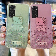 Ready Stock Casing  Redmi Note 11 11S 11Pro Luxury Starry Sky Soft tpu HELLO KITTY Cover Xiomi Redmi Note11 Pro 5G Housing shell