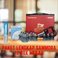 Paket Lengkap Alat Bekam Kop Angin Sammora Premium 12 Original Korea