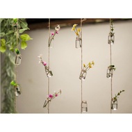 DIY Creative Transparent mini vase Pendant, hydroponic Plant Glass Bottle with a Diameter of 0.79 in